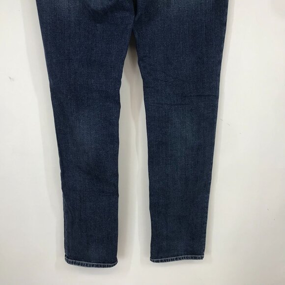 HUDSON - MEN'S 33 - BLUE DENIM BLAKE SLIM STRAIGHT COTTON BLEND JEANS - Picture 6 of 8